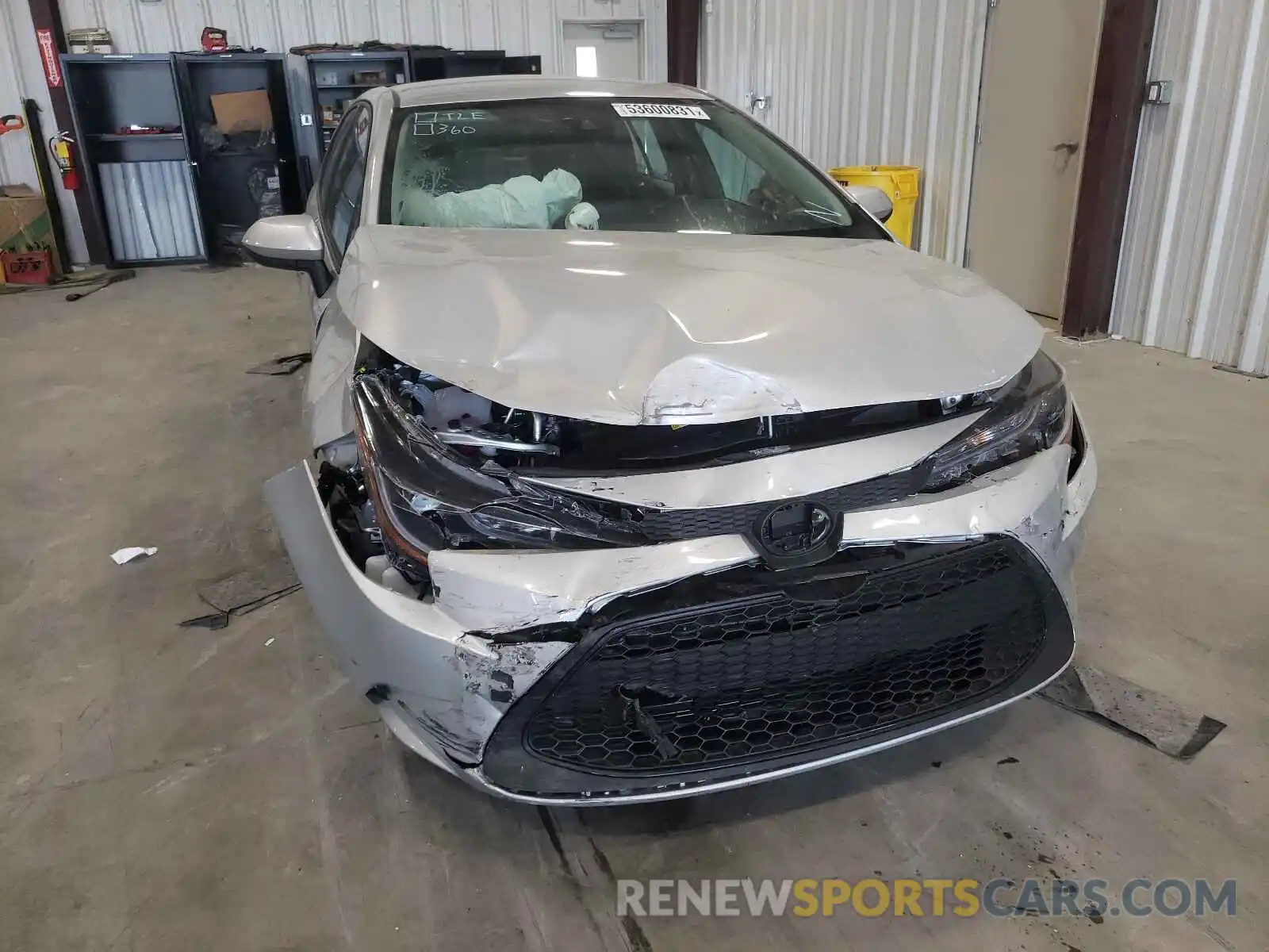 9 Photograph of a damaged car 5YFEPMAE1MP258459 TOYOTA COROLLA 2021