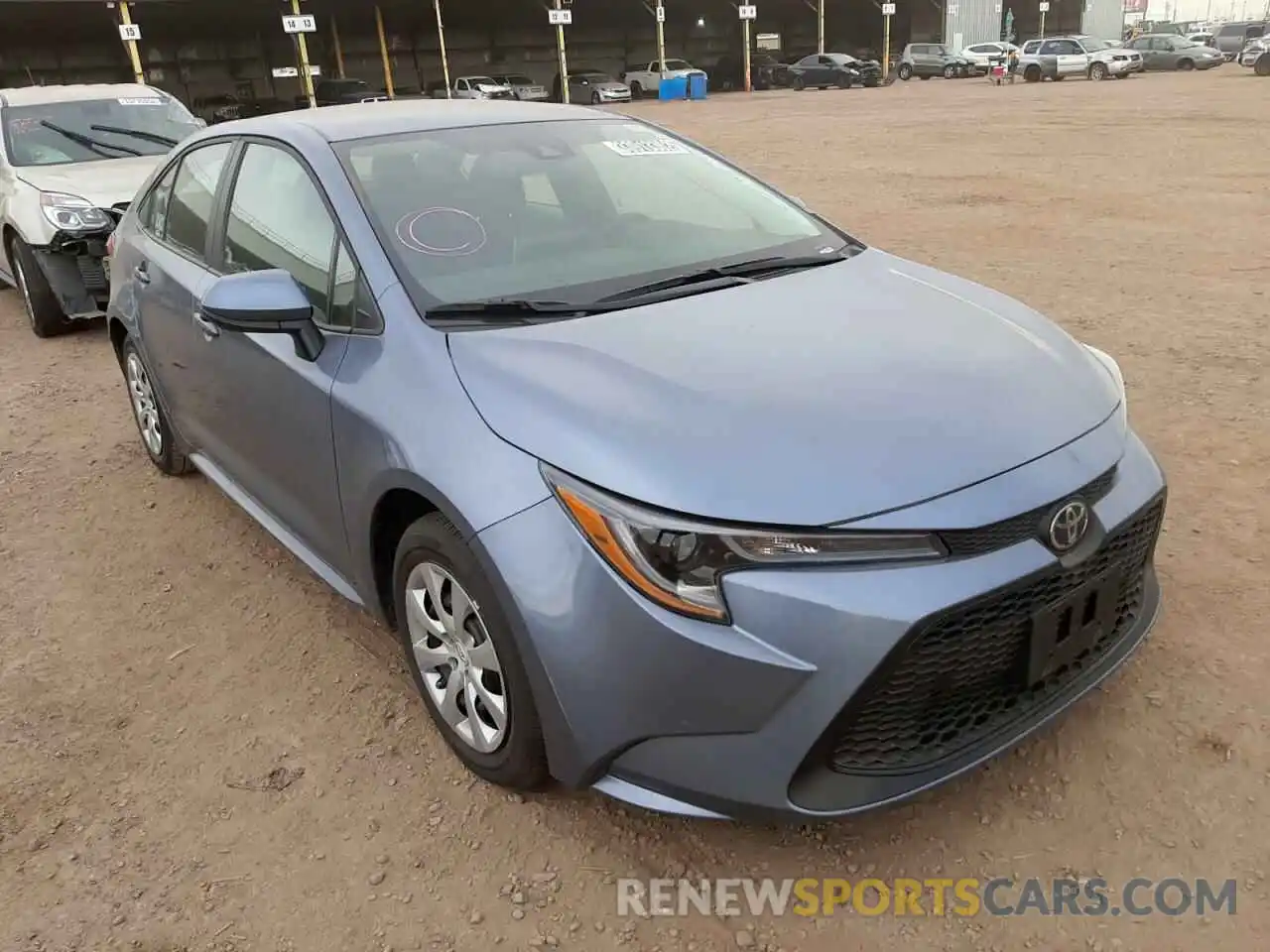 1 Photograph of a damaged car 5YFEPMAE1MP261085 TOYOTA COROLLA 2021