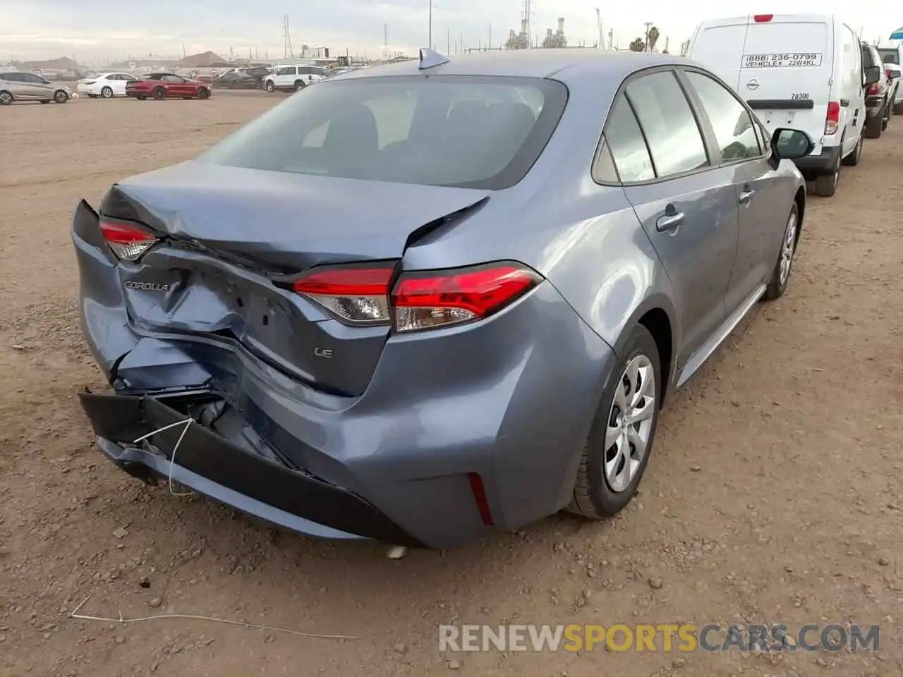 4 Photograph of a damaged car 5YFEPMAE1MP261085 TOYOTA COROLLA 2021