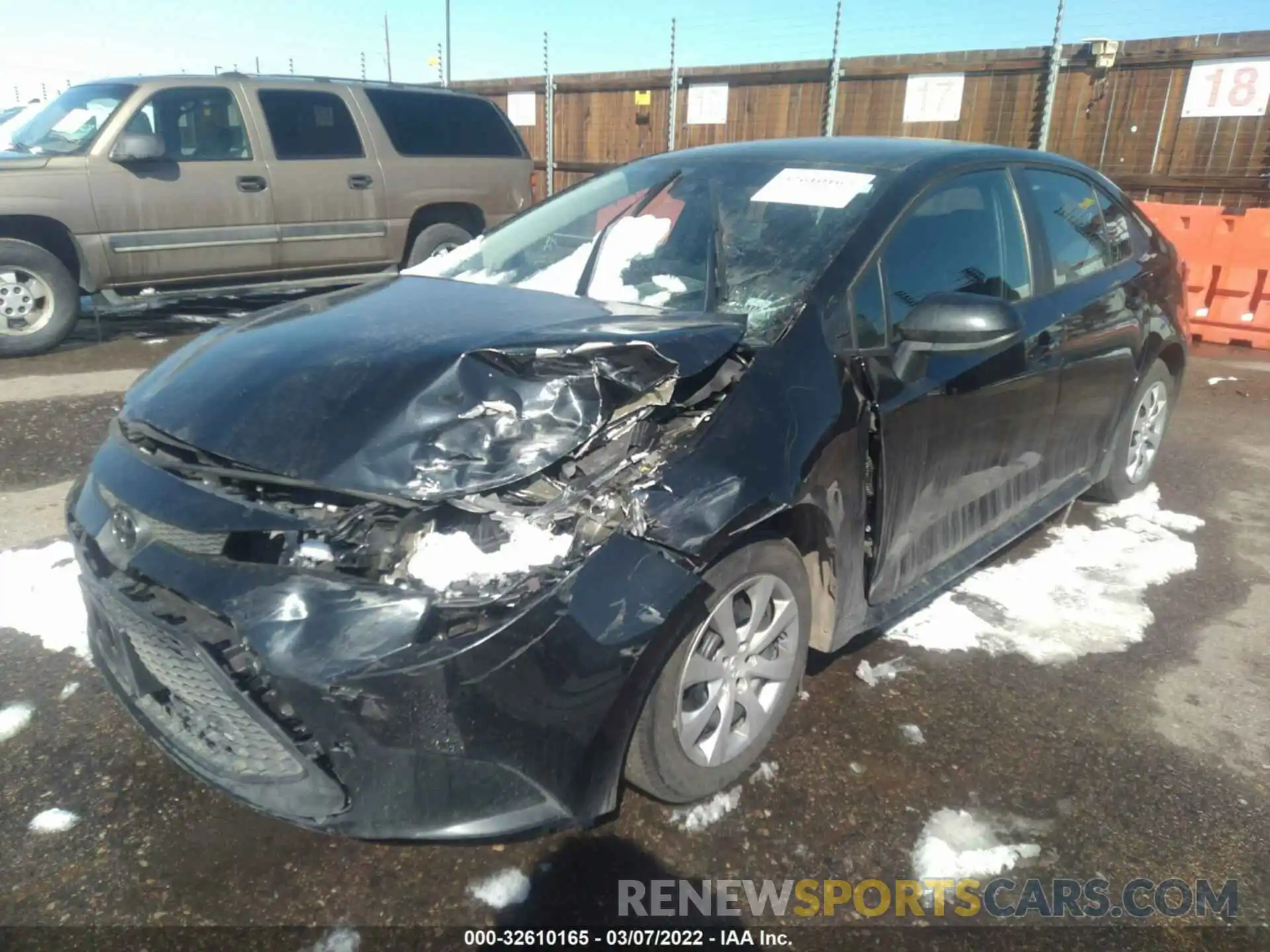 2 Photograph of a damaged car 5YFEPMAE1MP263161 TOYOTA COROLLA 2021