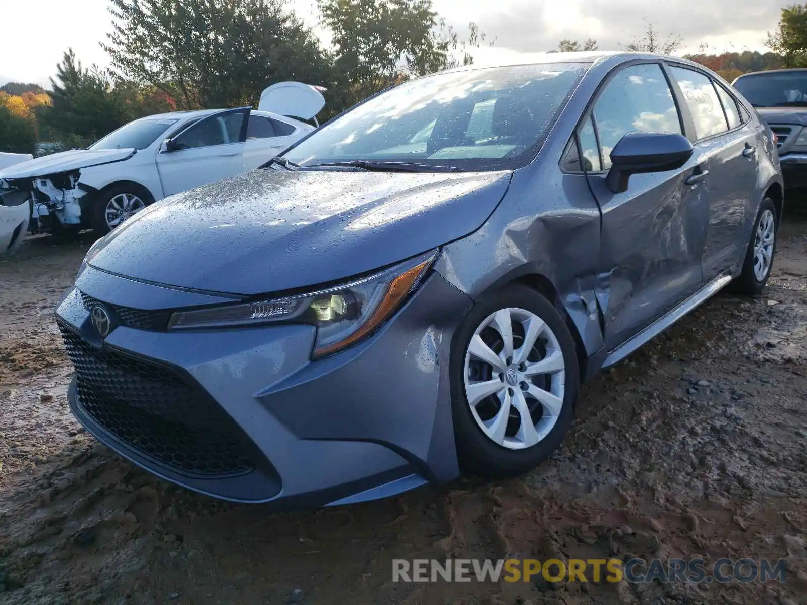 2 Photograph of a damaged car 5YFEPMAE1MP264293 TOYOTA COROLLA 2021