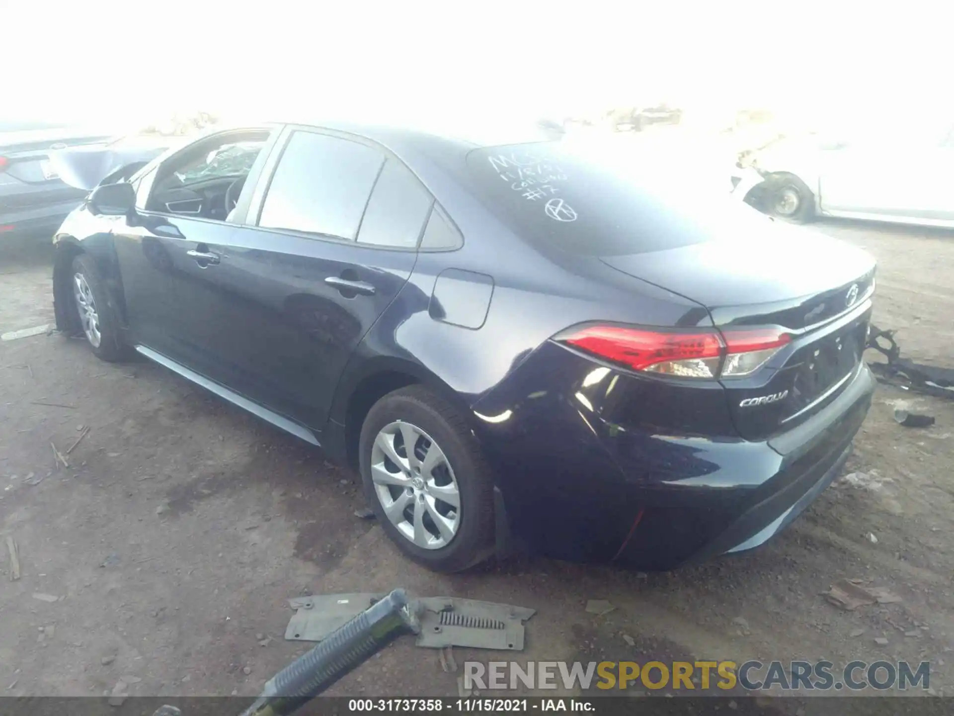 3 Photograph of a damaged car 5YFEPMAE1MP264407 TOYOTA COROLLA 2021