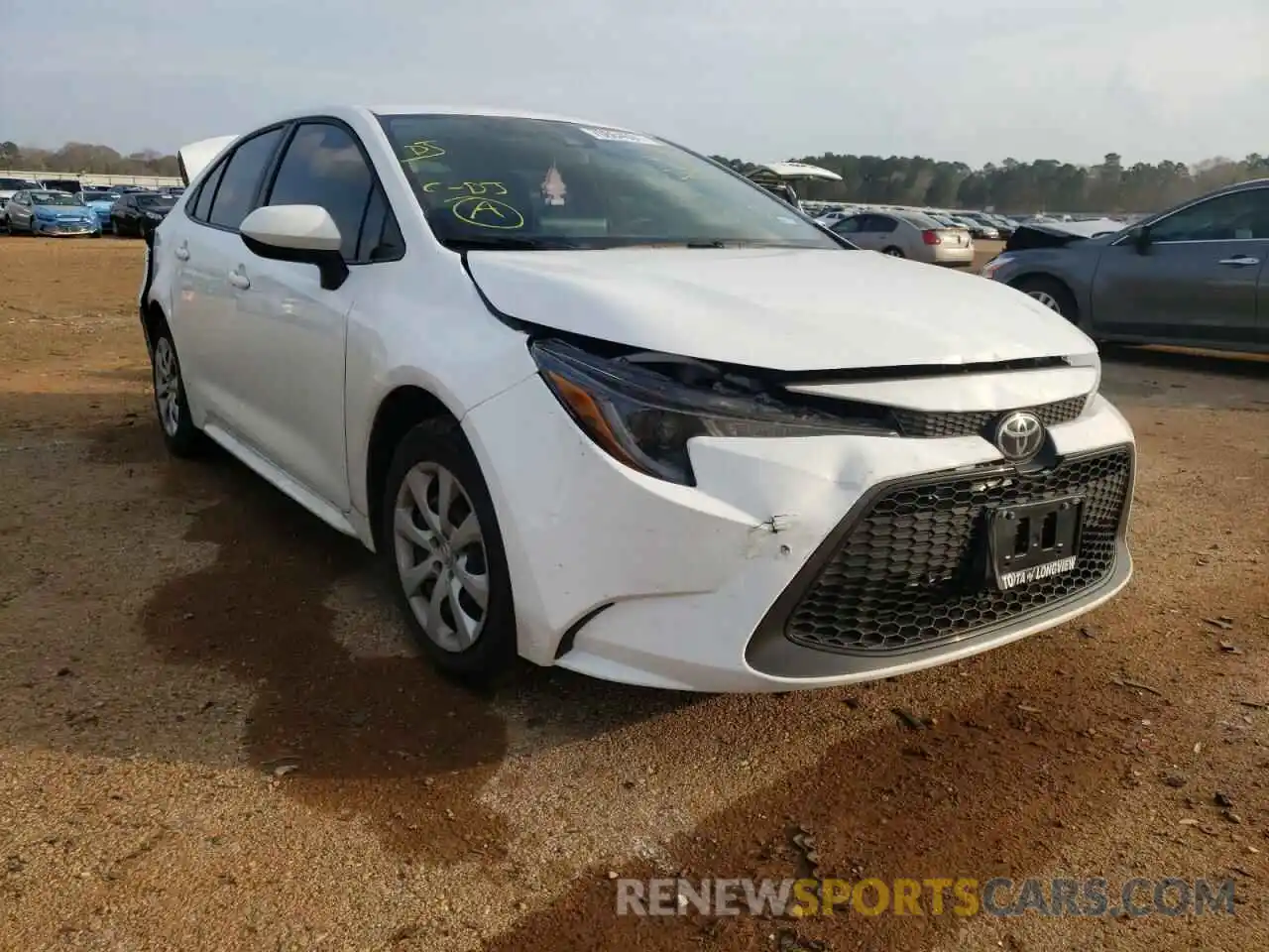 1 Photograph of a damaged car 5YFEPMAE1MP264648 TOYOTA COROLLA 2021