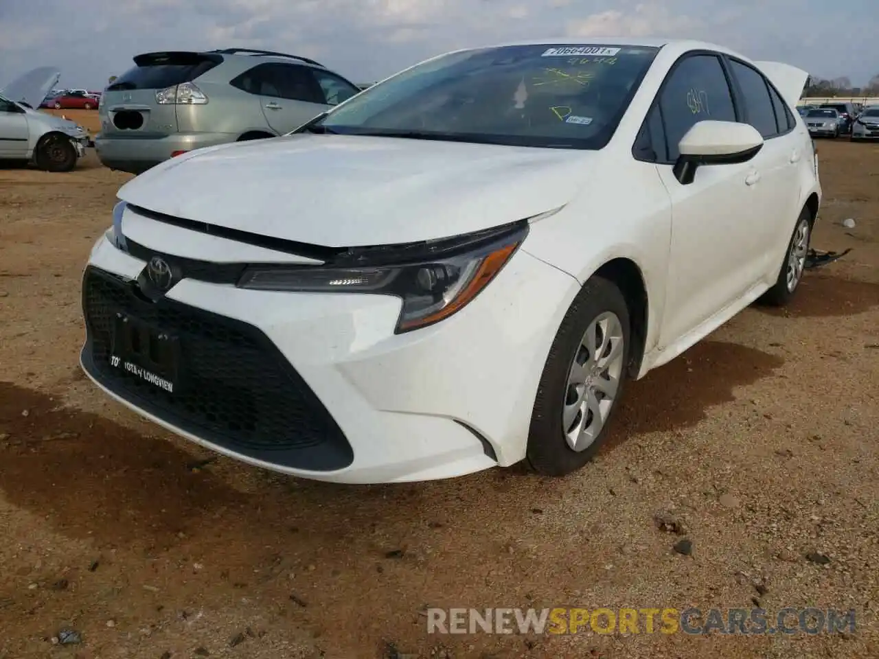 2 Photograph of a damaged car 5YFEPMAE1MP264648 TOYOTA COROLLA 2021