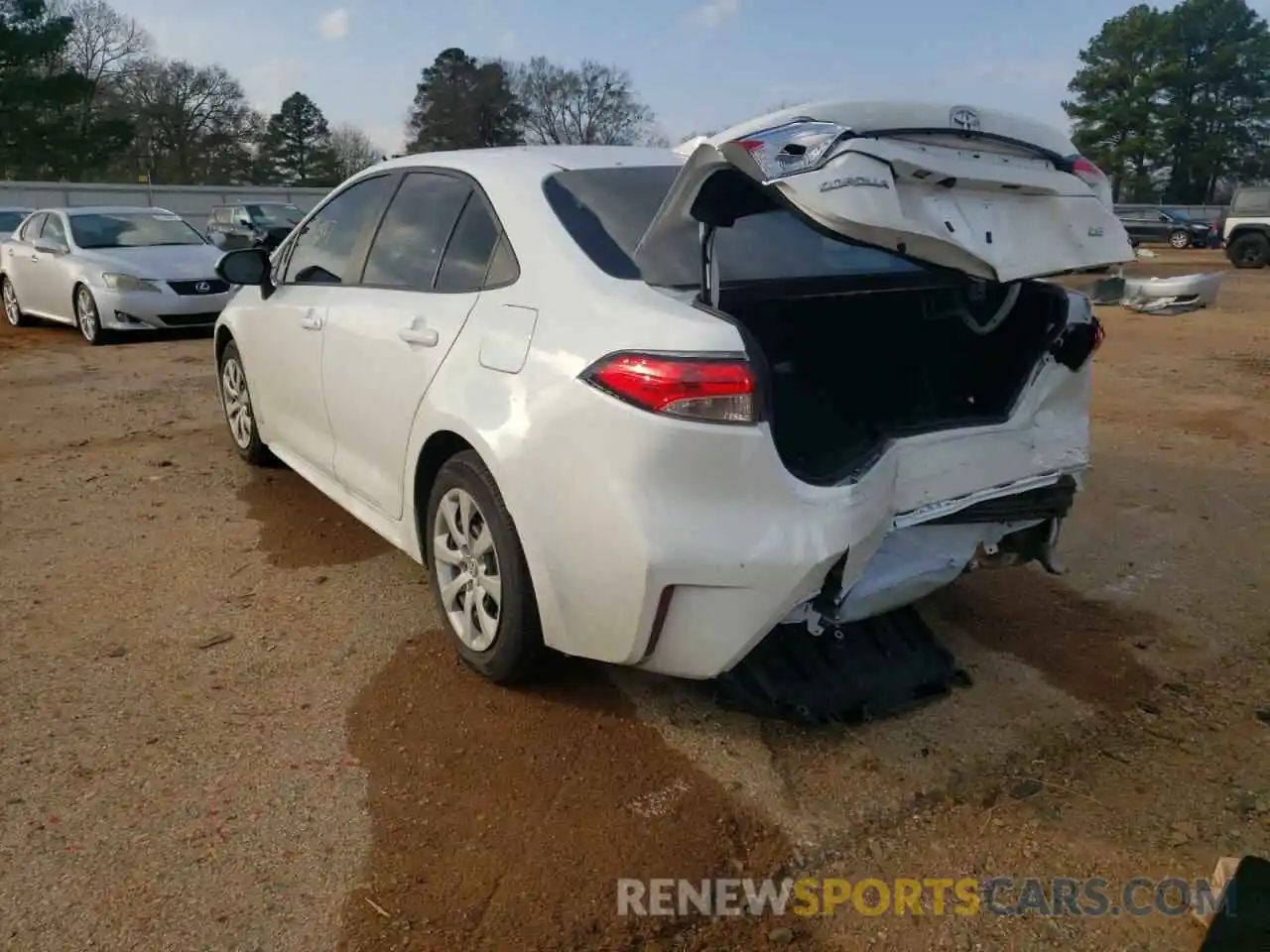 3 Photograph of a damaged car 5YFEPMAE1MP264648 TOYOTA COROLLA 2021