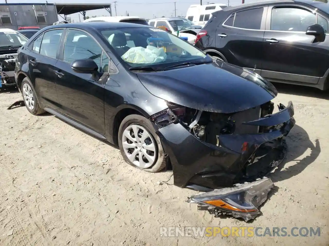 1 Photograph of a damaged car 5YFEPMAE1MP266741 TOYOTA COROLLA 2021