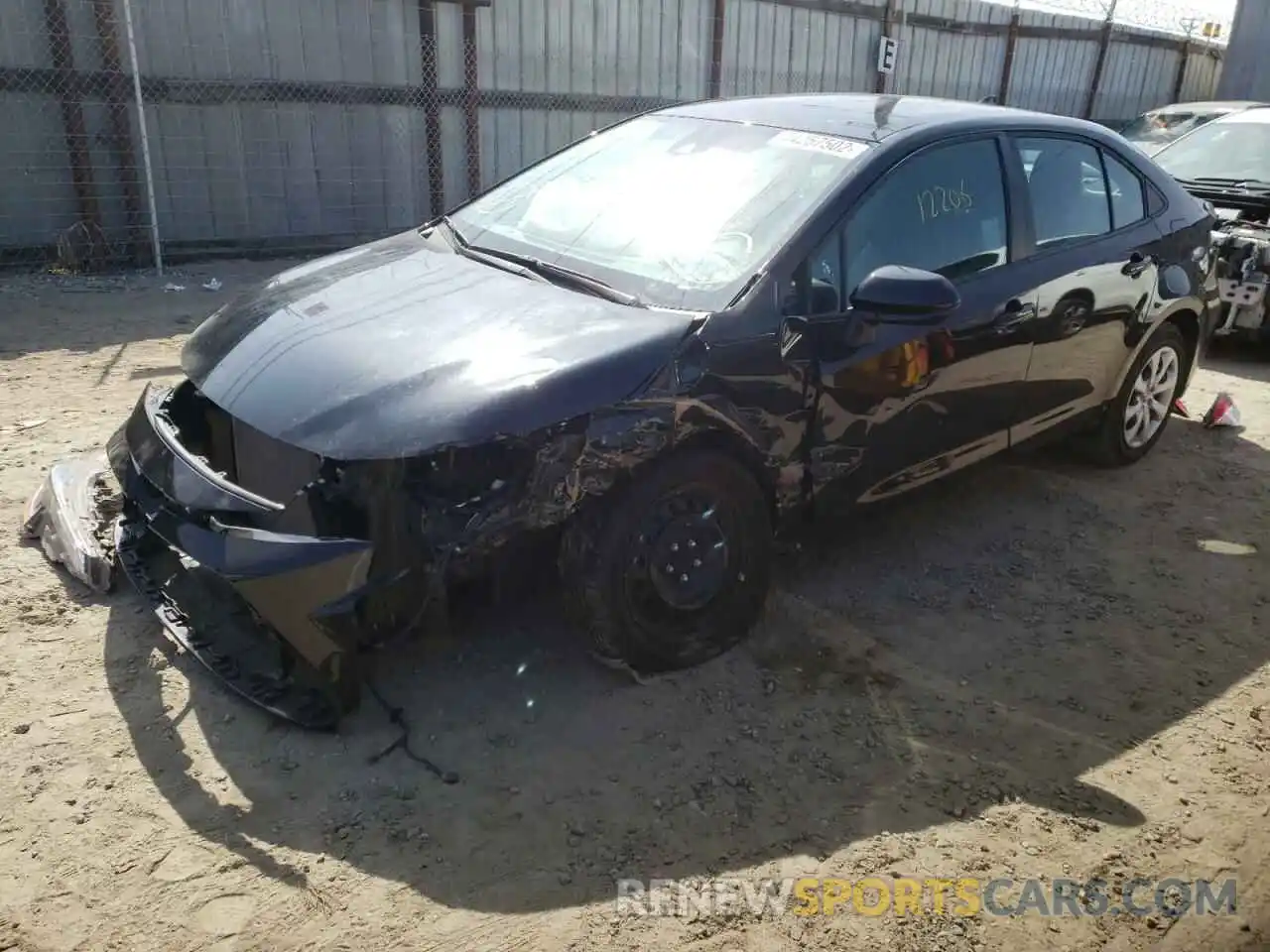 2 Photograph of a damaged car 5YFEPMAE1MP266741 TOYOTA COROLLA 2021