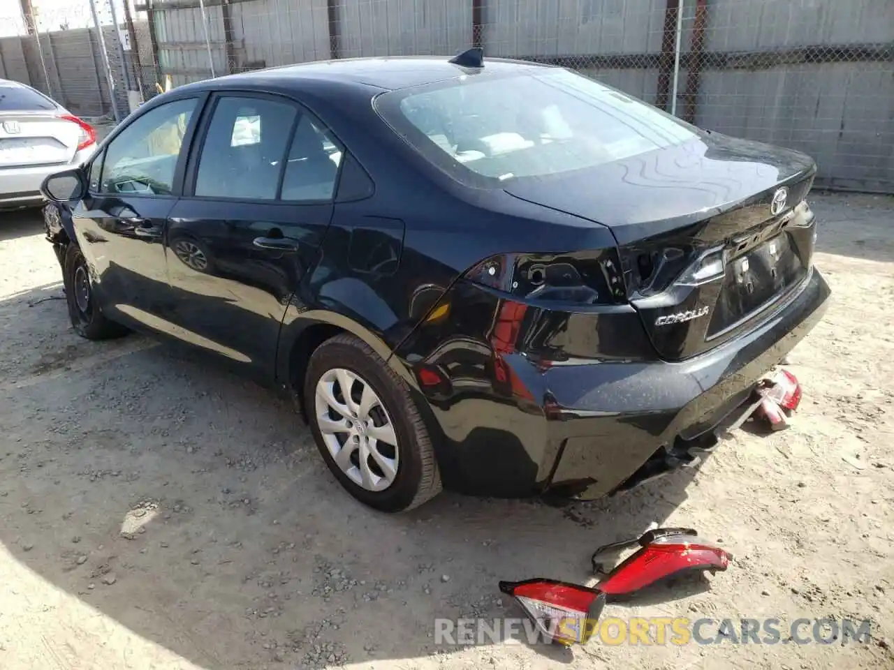 3 Photograph of a damaged car 5YFEPMAE1MP266741 TOYOTA COROLLA 2021