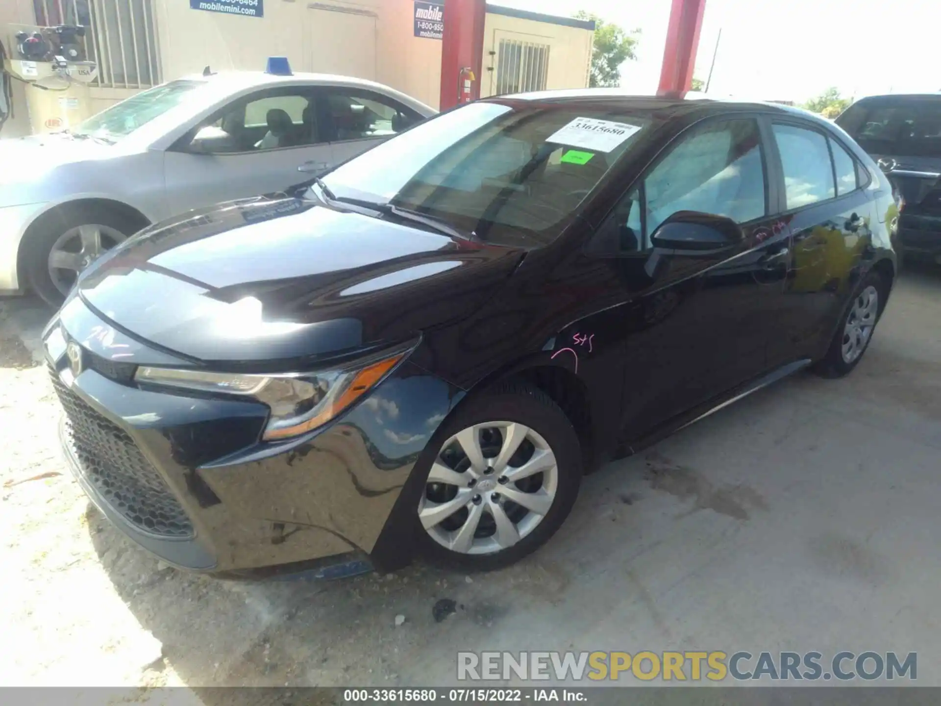 2 Photograph of a damaged car 5YFEPMAE1MP267145 TOYOTA COROLLA 2021