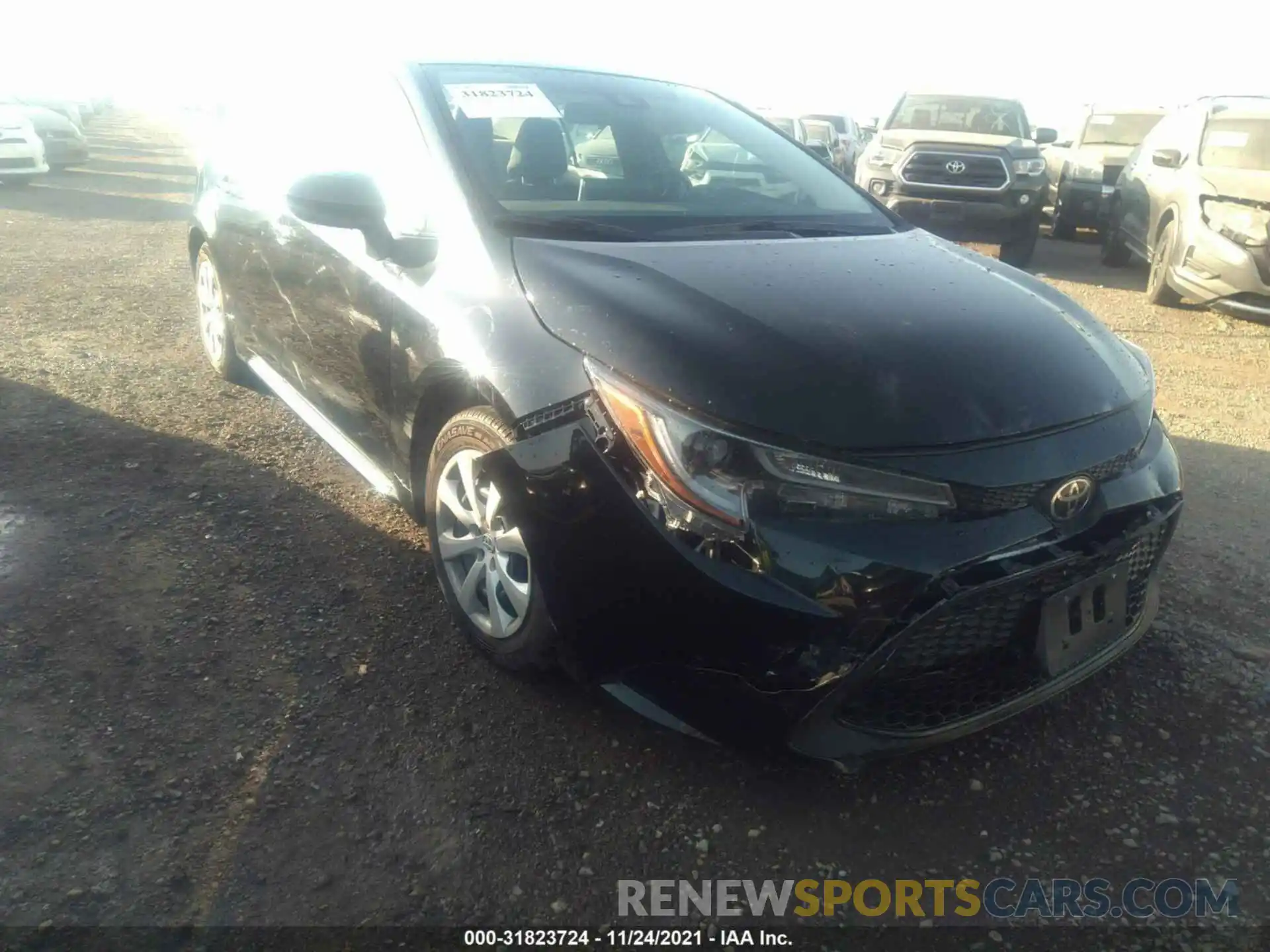 1 Photograph of a damaged car 5YFEPMAE1MP267288 TOYOTA COROLLA 2021