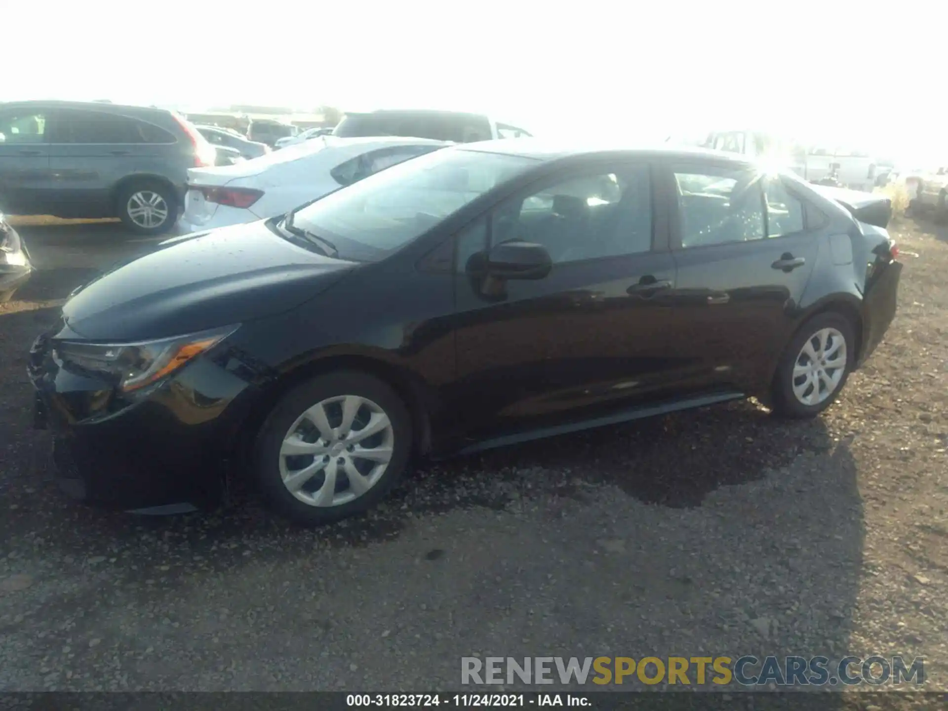 2 Photograph of a damaged car 5YFEPMAE1MP267288 TOYOTA COROLLA 2021