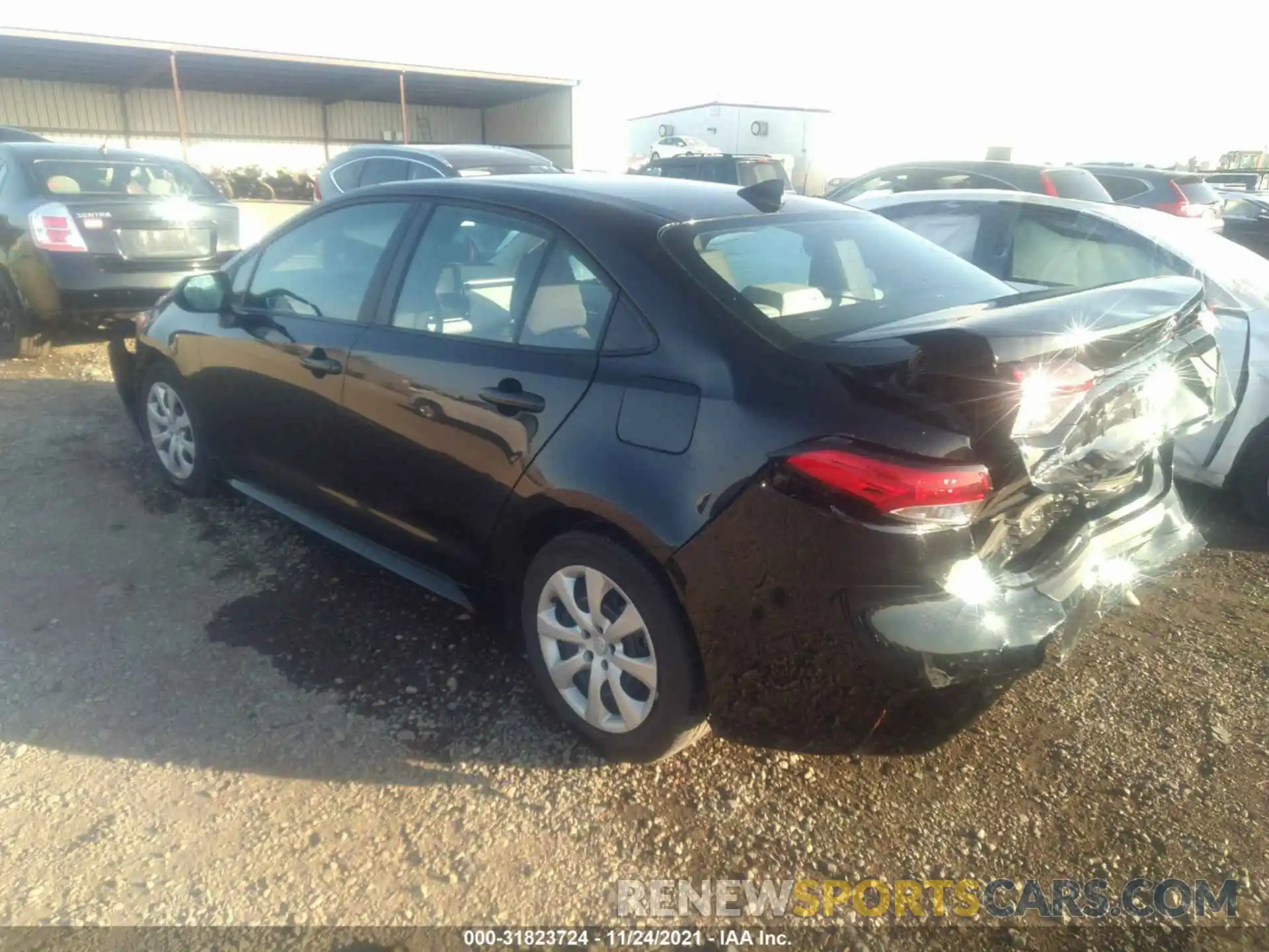 3 Photograph of a damaged car 5YFEPMAE1MP267288 TOYOTA COROLLA 2021