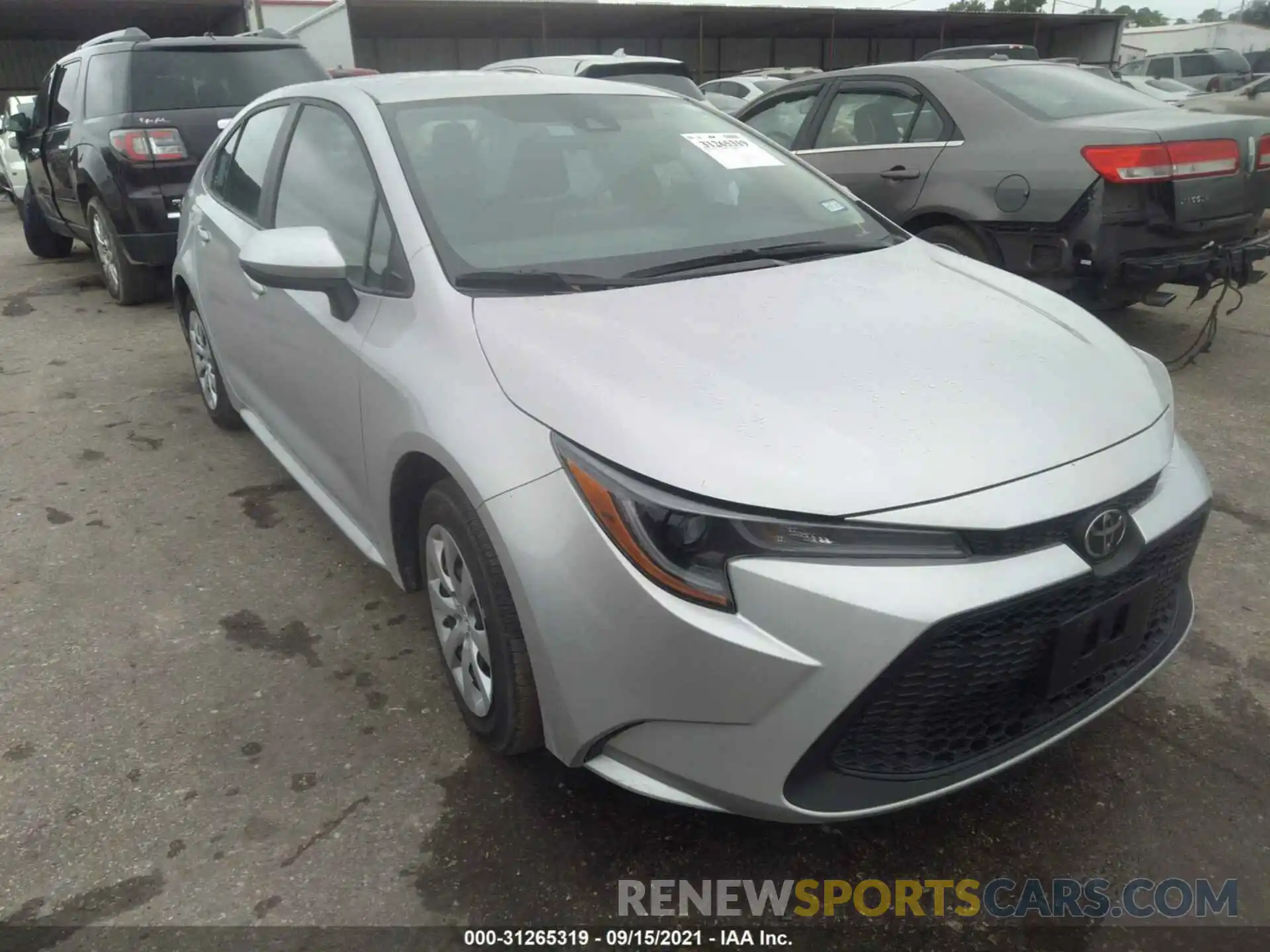 1 Photograph of a damaged car 5YFEPMAE1MP267503 TOYOTA COROLLA 2021