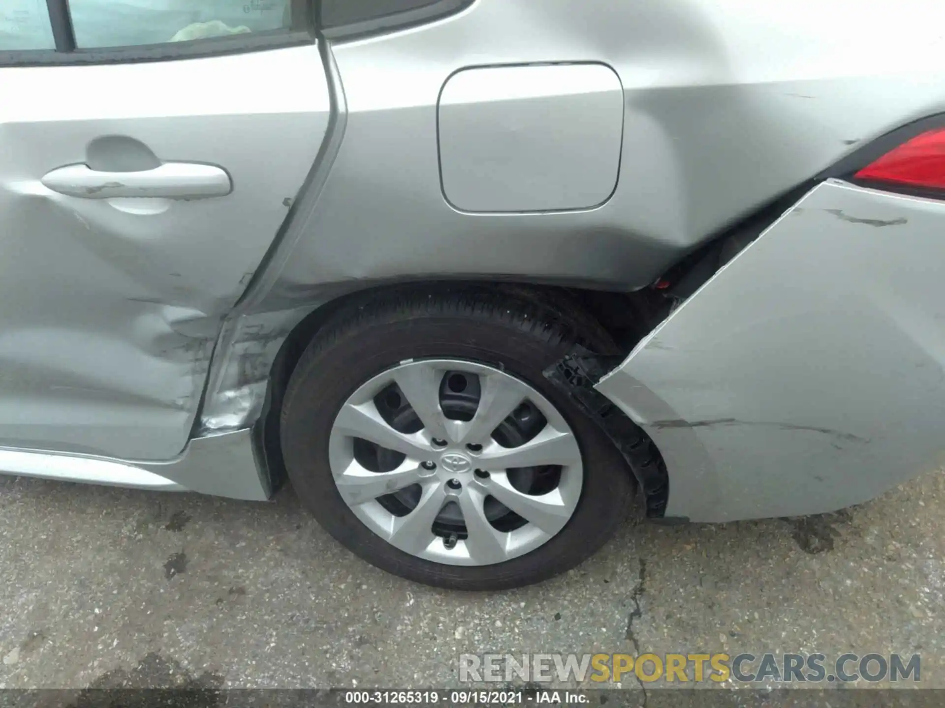 6 Photograph of a damaged car 5YFEPMAE1MP267503 TOYOTA COROLLA 2021