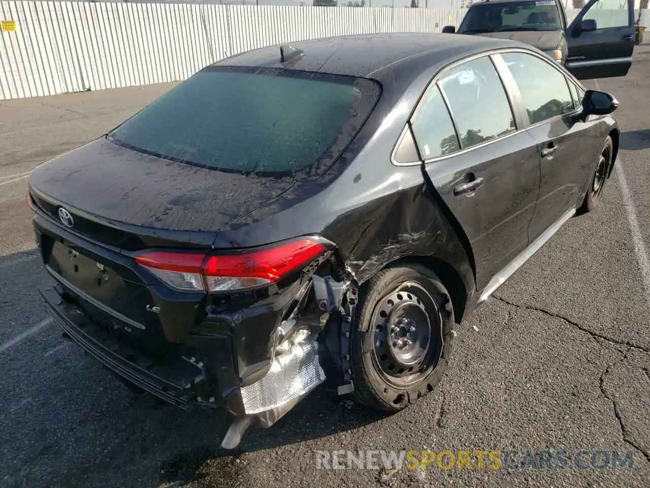 4 Photograph of a damaged car 5YFEPMAE1MP267548 TOYOTA COROLLA 2021