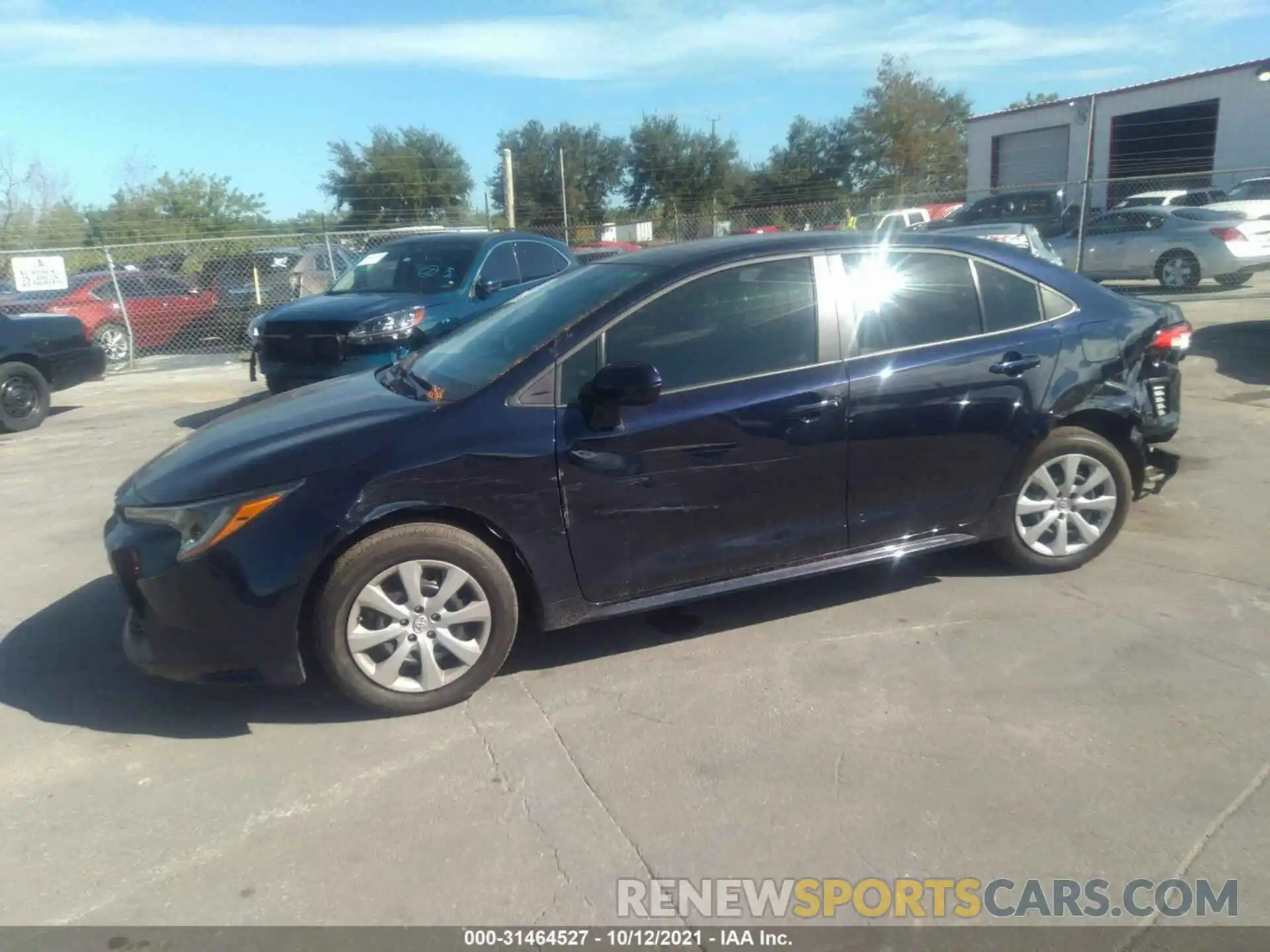 2 Photograph of a damaged car 5YFEPMAE1MP267601 TOYOTA COROLLA 2021