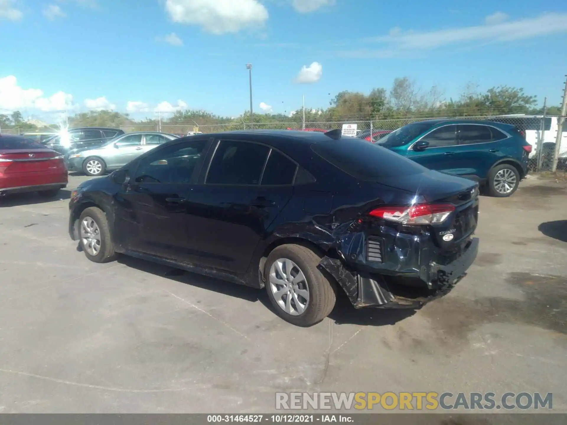 3 Photograph of a damaged car 5YFEPMAE1MP267601 TOYOTA COROLLA 2021