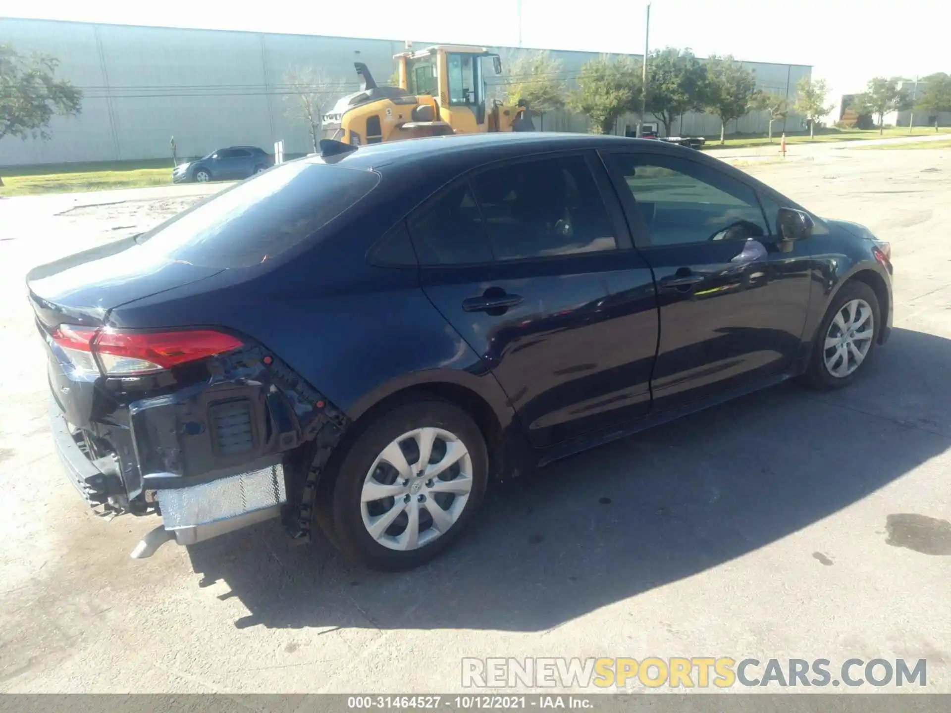 4 Photograph of a damaged car 5YFEPMAE1MP267601 TOYOTA COROLLA 2021