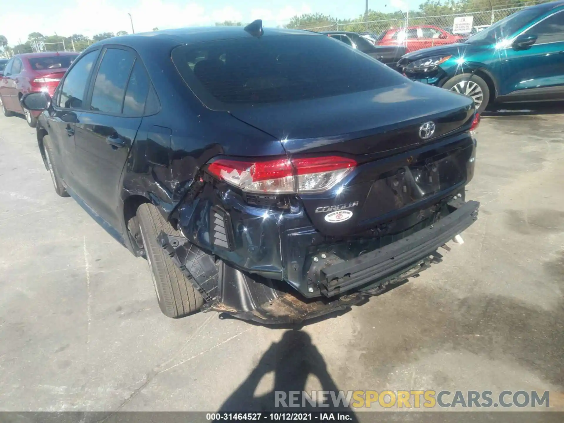 6 Photograph of a damaged car 5YFEPMAE1MP267601 TOYOTA COROLLA 2021