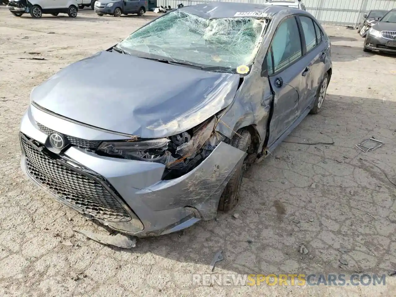 2 Photograph of a damaged car 5YFEPMAE1MP269607 TOYOTA COROLLA 2021