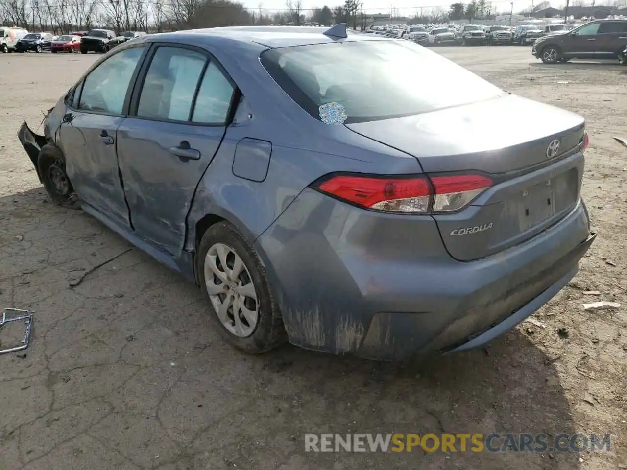 3 Photograph of a damaged car 5YFEPMAE1MP269607 TOYOTA COROLLA 2021