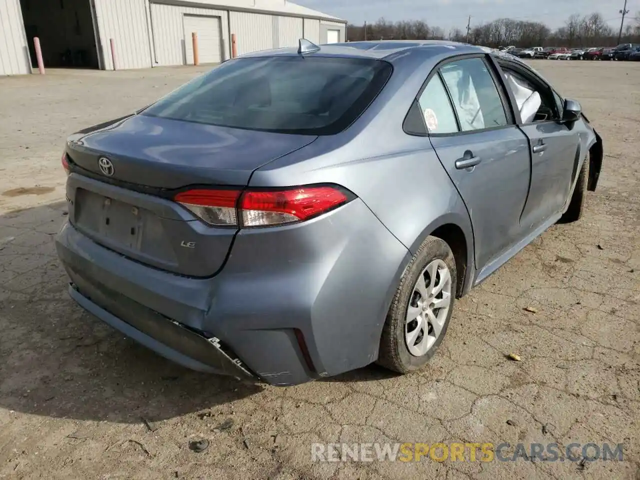 4 Photograph of a damaged car 5YFEPMAE1MP269607 TOYOTA COROLLA 2021