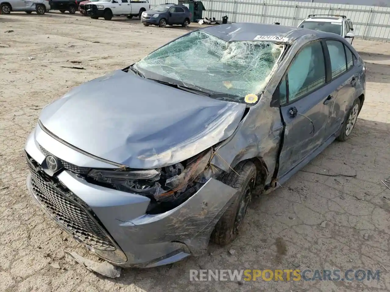 9 Photograph of a damaged car 5YFEPMAE1MP269607 TOYOTA COROLLA 2021