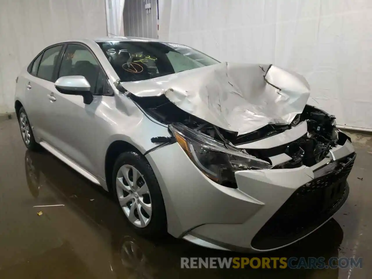 1 Photograph of a damaged car 5YFEPMAE2MP148049 TOYOTA COROLLA 2021