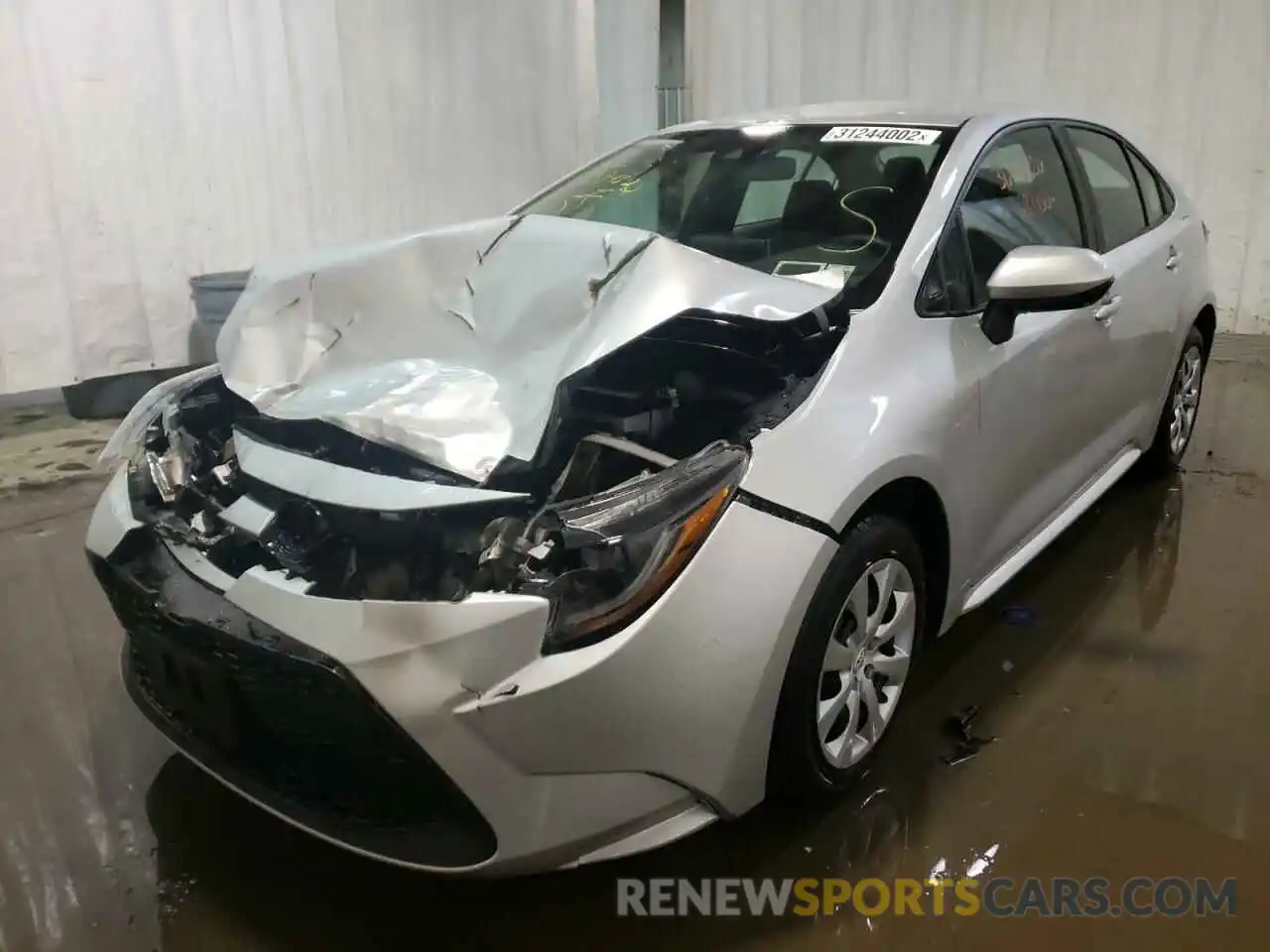 2 Photograph of a damaged car 5YFEPMAE2MP148049 TOYOTA COROLLA 2021