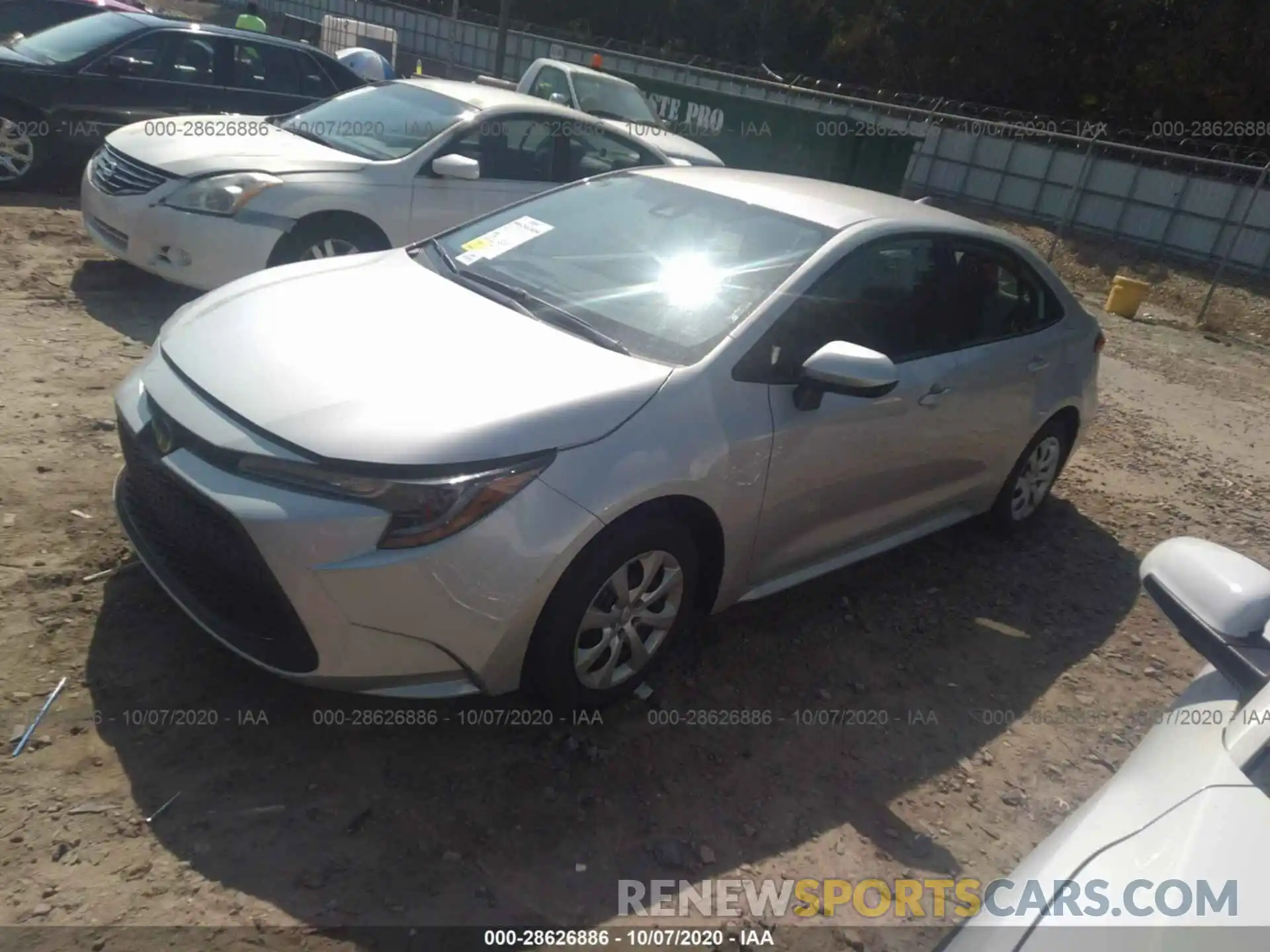 2 Photograph of a damaged car 5YFEPMAE2MP148486 TOYOTA COROLLA 2021