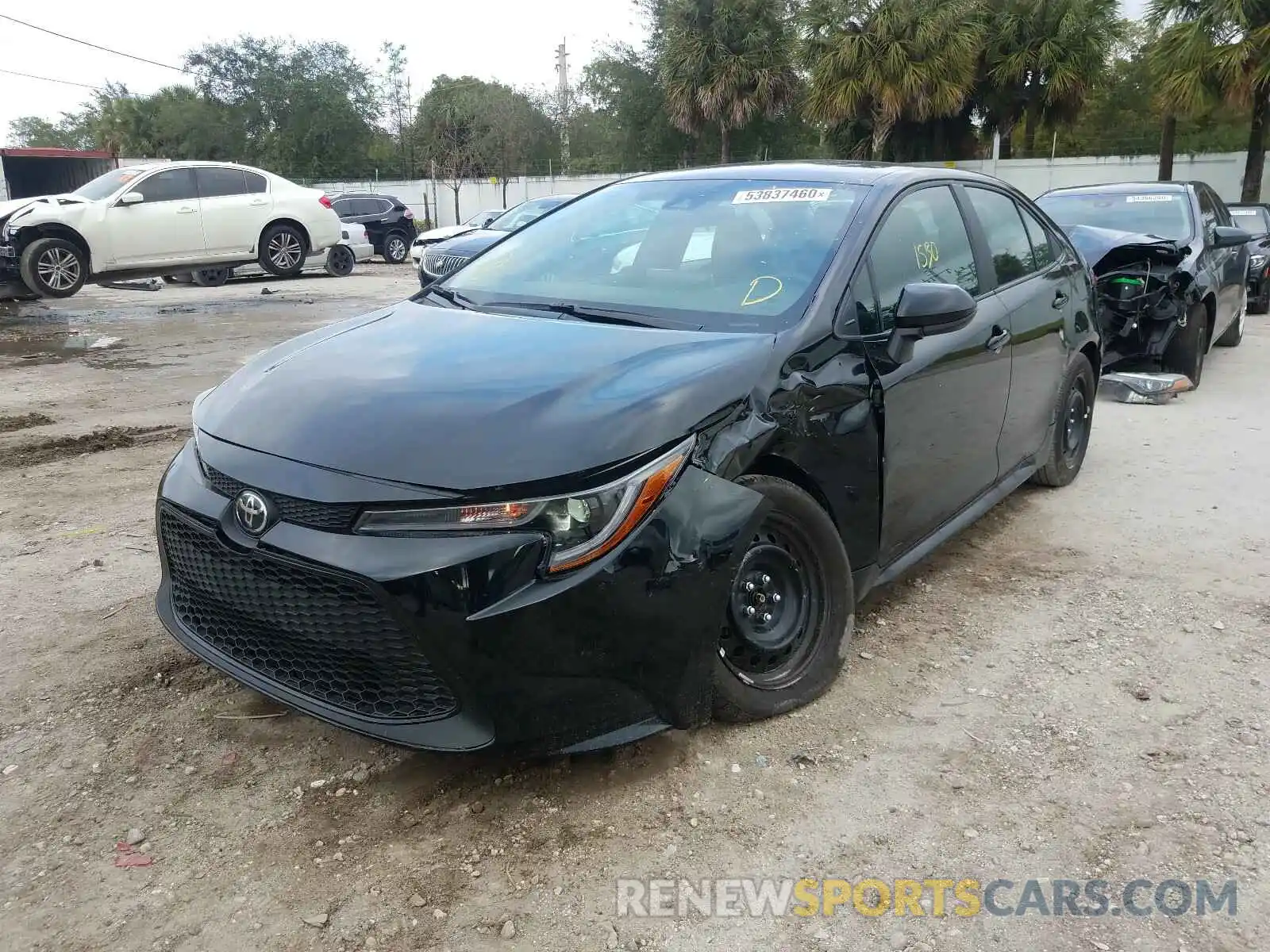 2 Photograph of a damaged car 5YFEPMAE2MP149458 TOYOTA COROLLA 2021