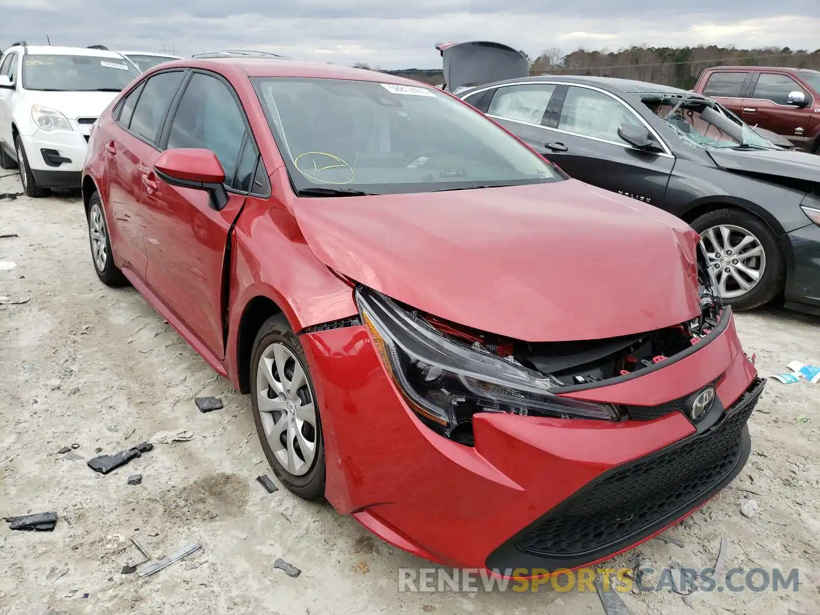 1 Photograph of a damaged car 5YFEPMAE2MP150206 TOYOTA COROLLA 2021