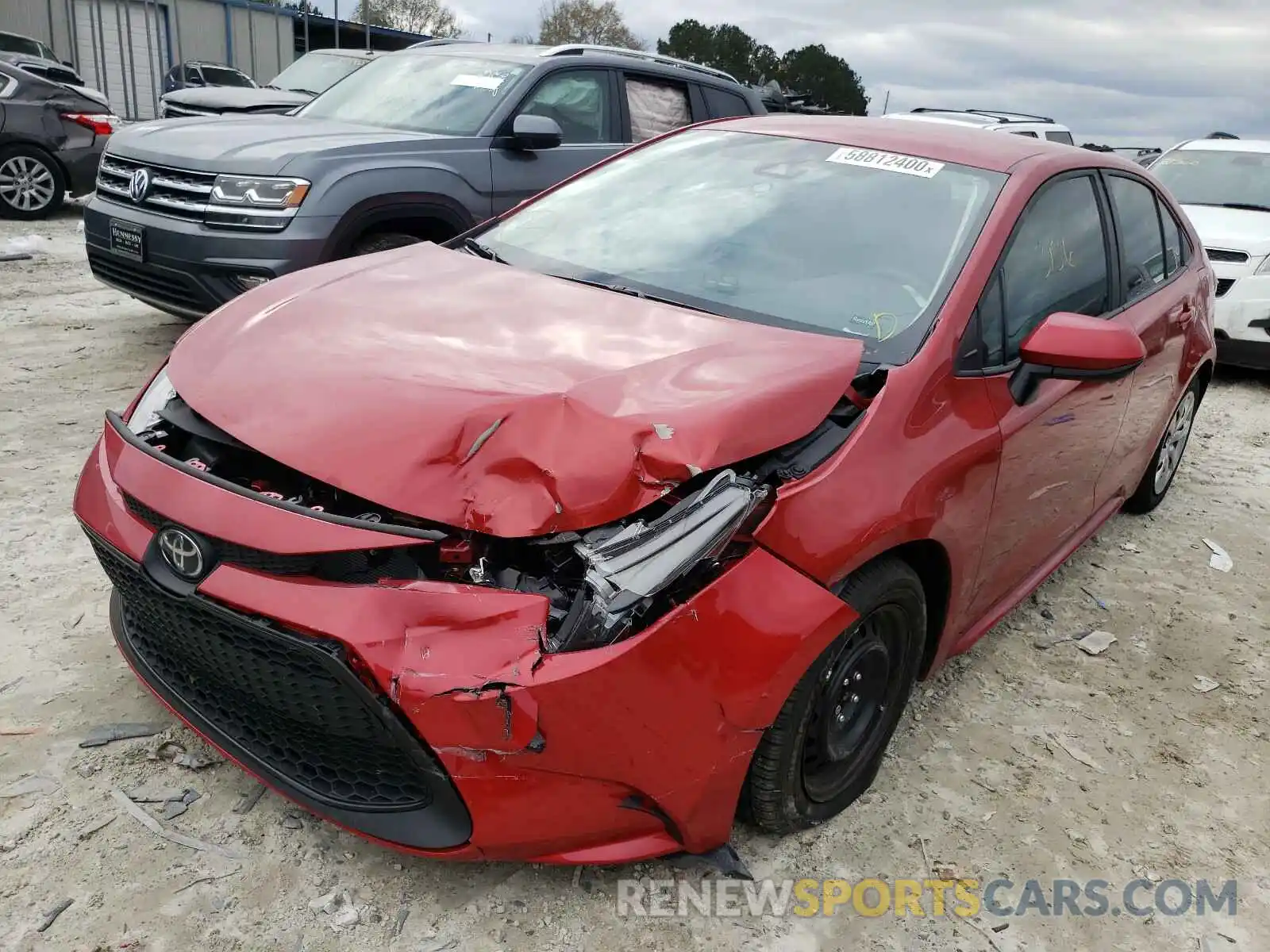 2 Photograph of a damaged car 5YFEPMAE2MP150206 TOYOTA COROLLA 2021