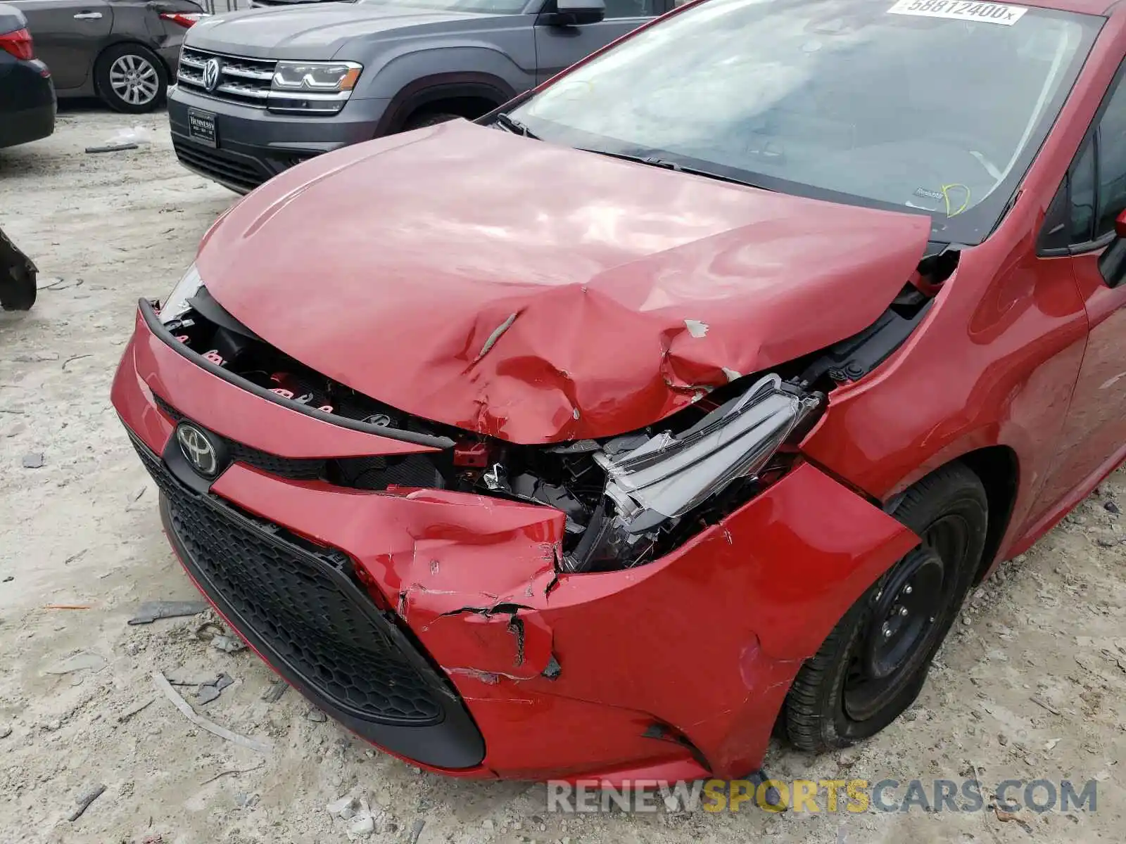 9 Photograph of a damaged car 5YFEPMAE2MP150206 TOYOTA COROLLA 2021