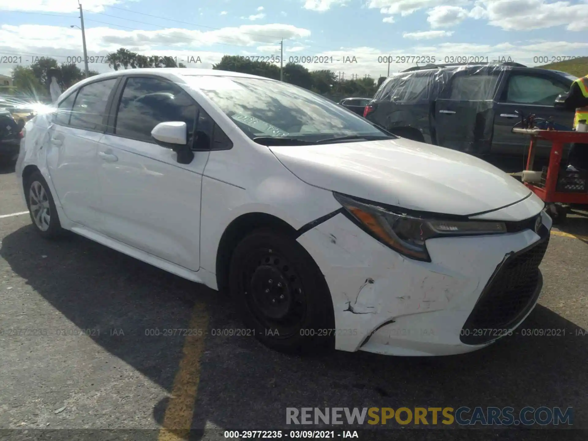 1 Photograph of a damaged car 5YFEPMAE2MP151498 TOYOTA COROLLA 2021