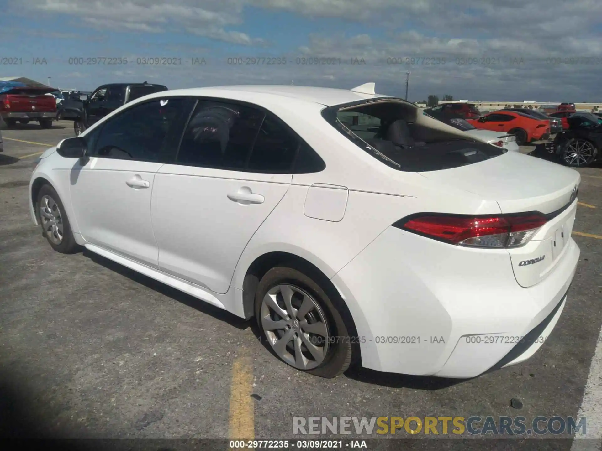 3 Photograph of a damaged car 5YFEPMAE2MP151498 TOYOTA COROLLA 2021