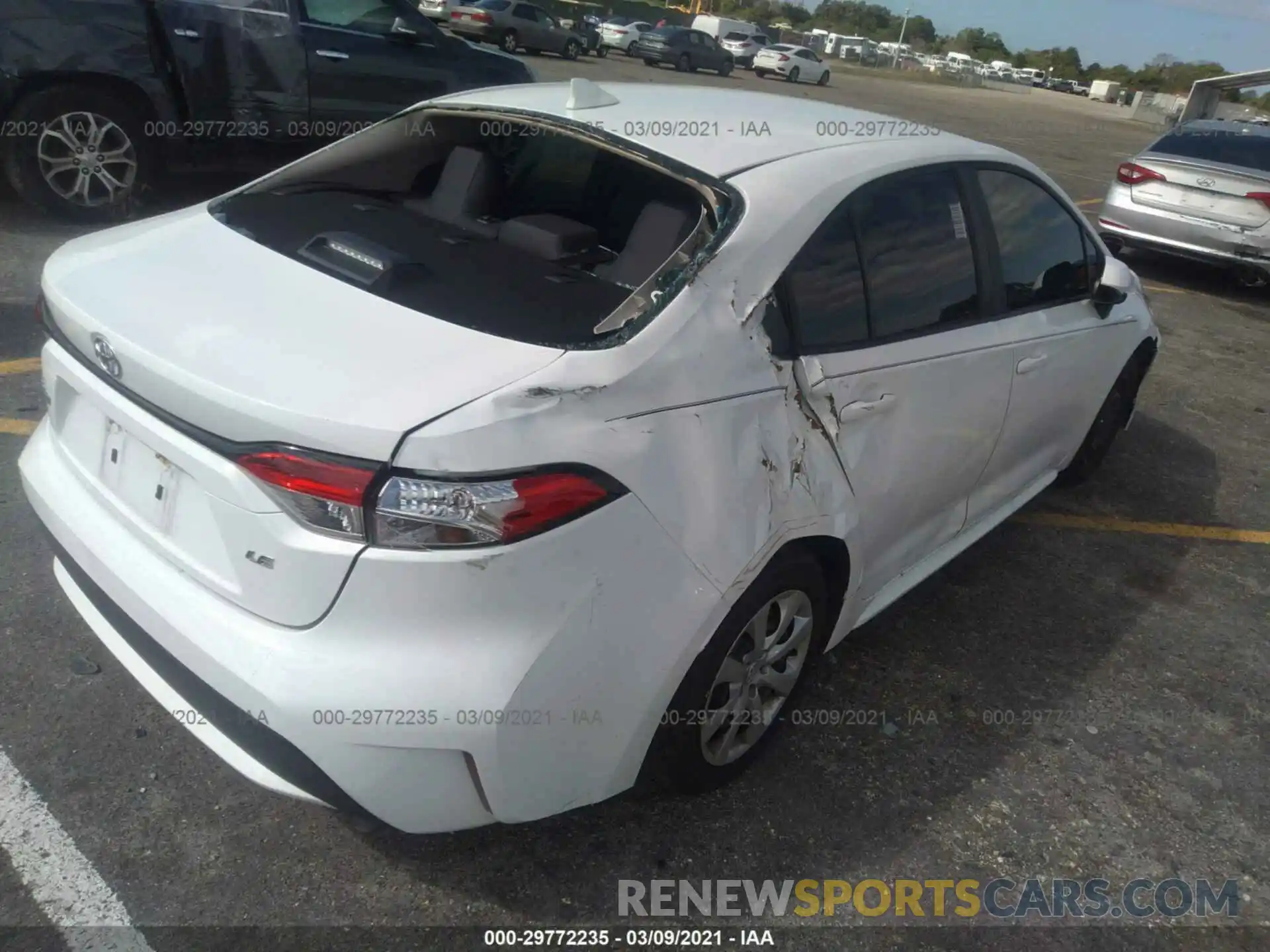 6 Photograph of a damaged car 5YFEPMAE2MP151498 TOYOTA COROLLA 2021