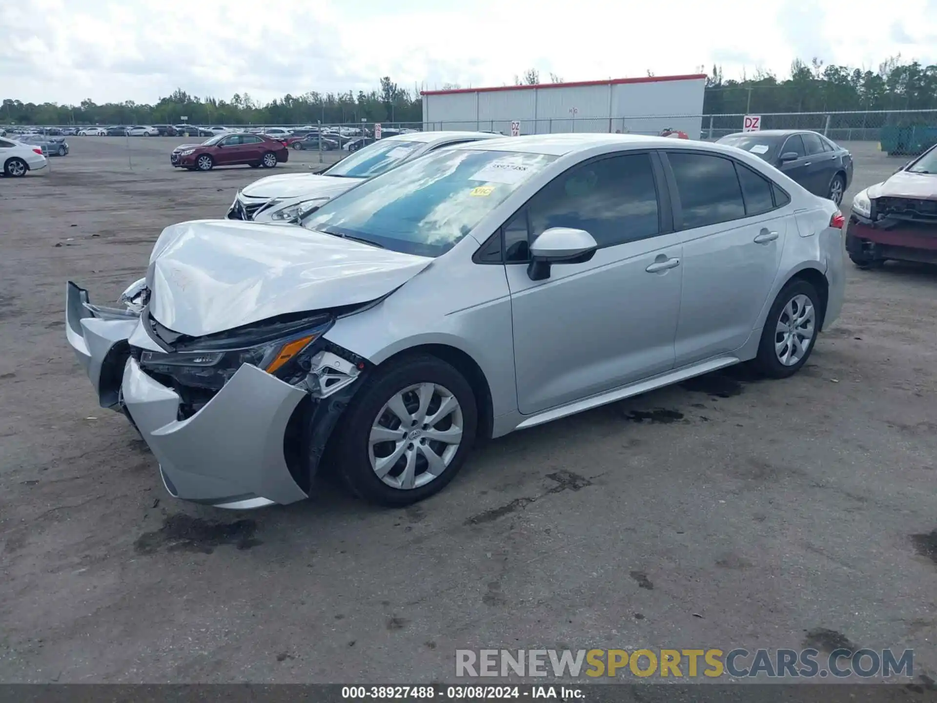 2 Photograph of a damaged car 5YFEPMAE2MP152666 TOYOTA COROLLA 2021