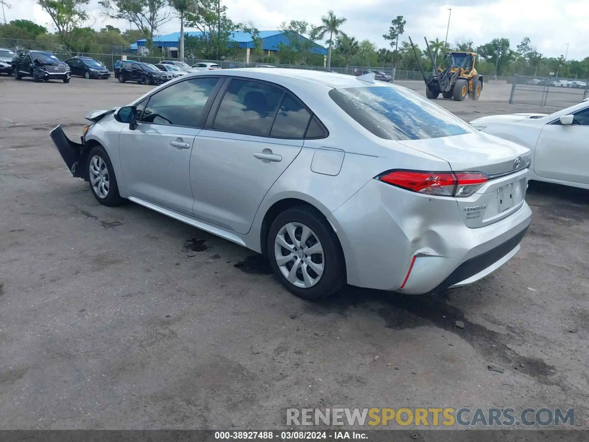 3 Photograph of a damaged car 5YFEPMAE2MP152666 TOYOTA COROLLA 2021