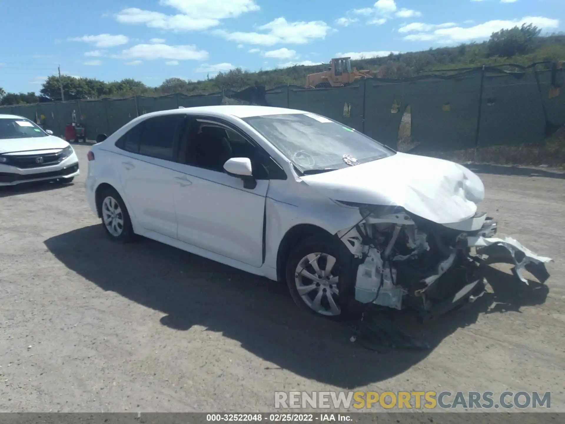 1 Photograph of a damaged car 5YFEPMAE2MP152733 TOYOTA COROLLA 2021