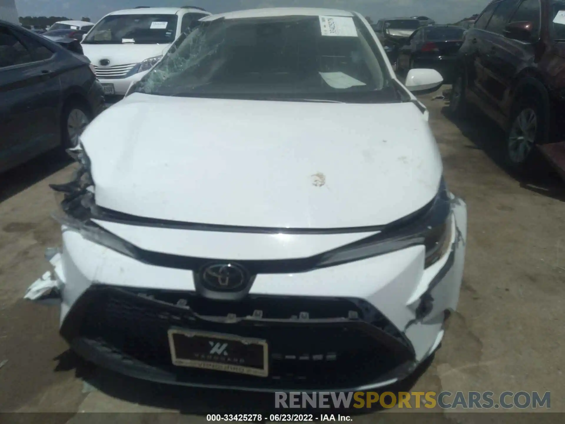 6 Photograph of a damaged car 5YFEPMAE2MP153462 TOYOTA COROLLA 2021