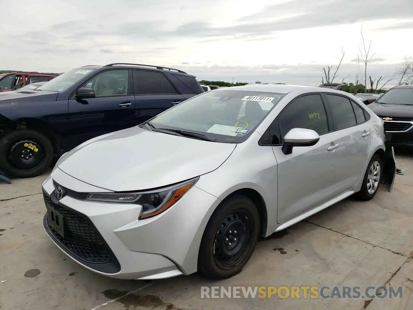 2 Photograph of a damaged car 5YFEPMAE2MP153543 TOYOTA COROLLA 2021