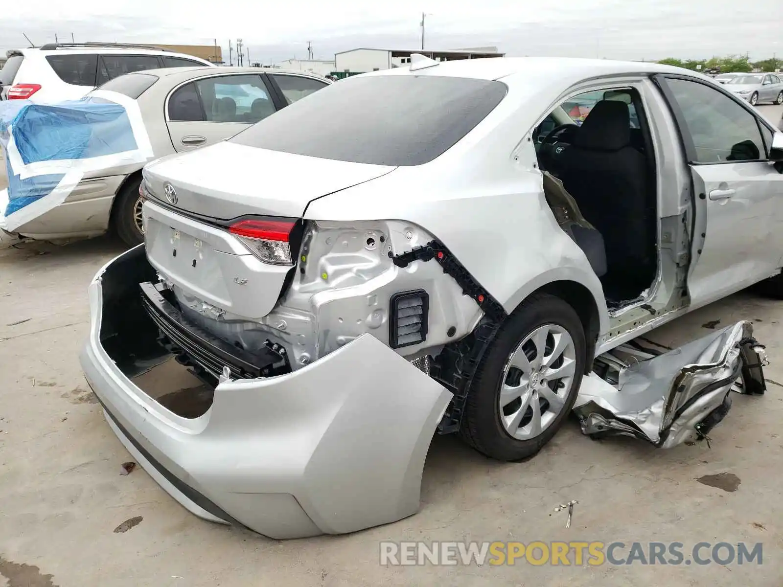 9 Photograph of a damaged car 5YFEPMAE2MP153543 TOYOTA COROLLA 2021