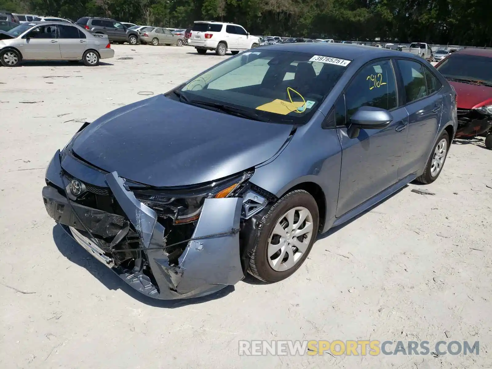 2 Photograph of a damaged car 5YFEPMAE2MP154045 TOYOTA COROLLA 2021