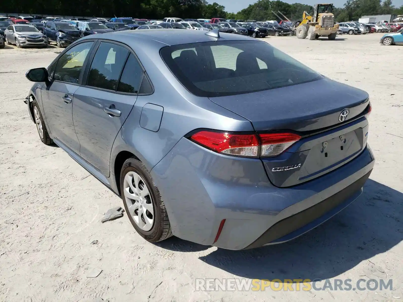 3 Photograph of a damaged car 5YFEPMAE2MP154045 TOYOTA COROLLA 2021