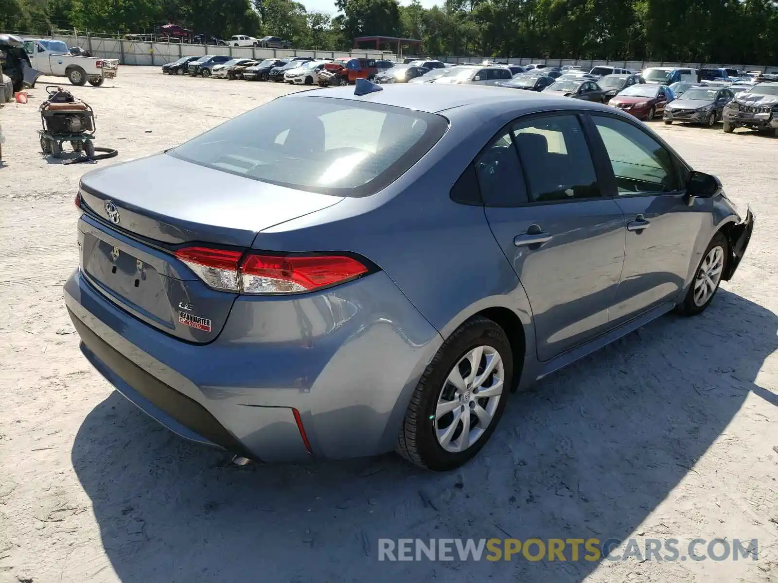 4 Photograph of a damaged car 5YFEPMAE2MP154045 TOYOTA COROLLA 2021