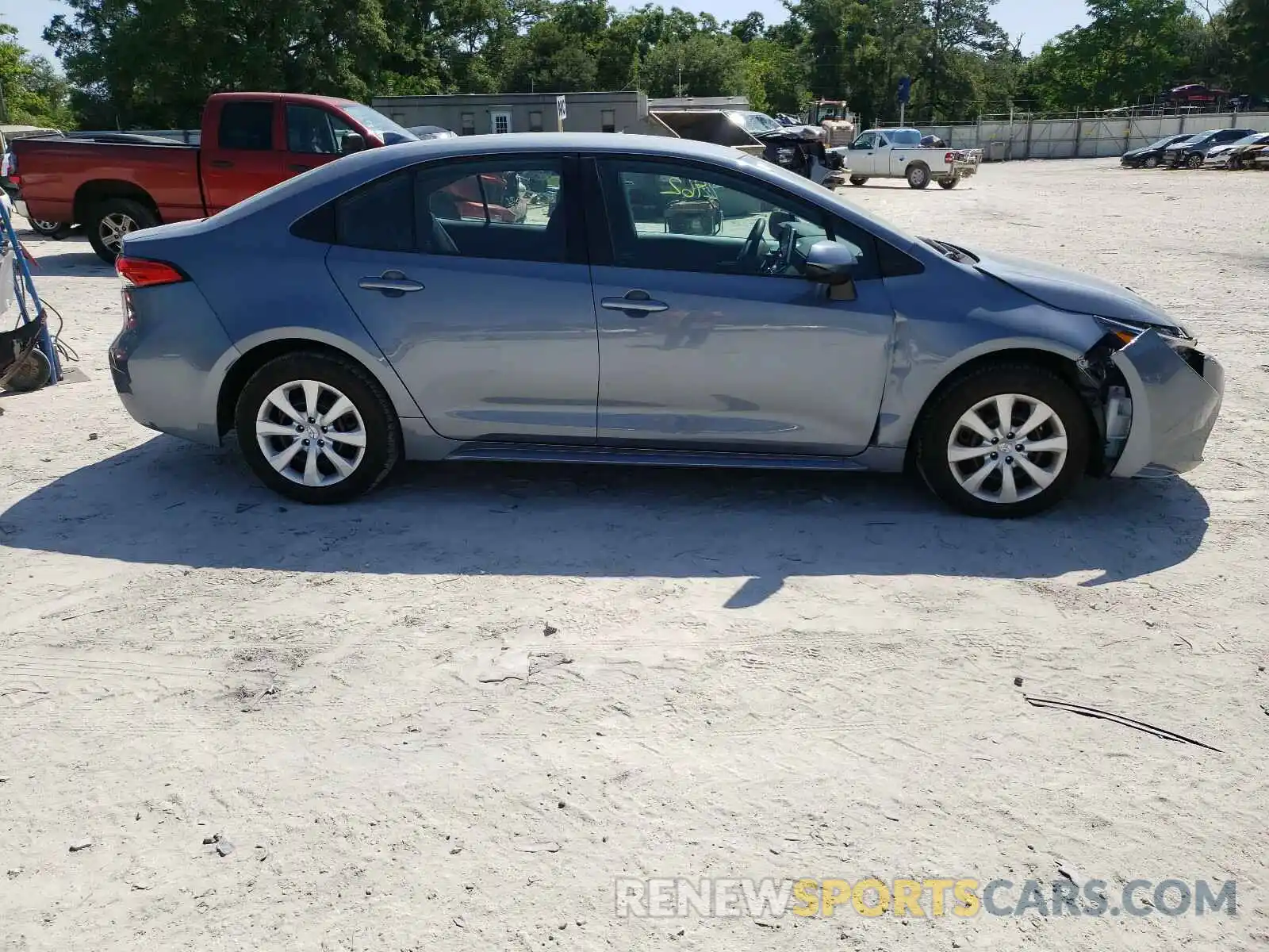 9 Photograph of a damaged car 5YFEPMAE2MP154045 TOYOTA COROLLA 2021