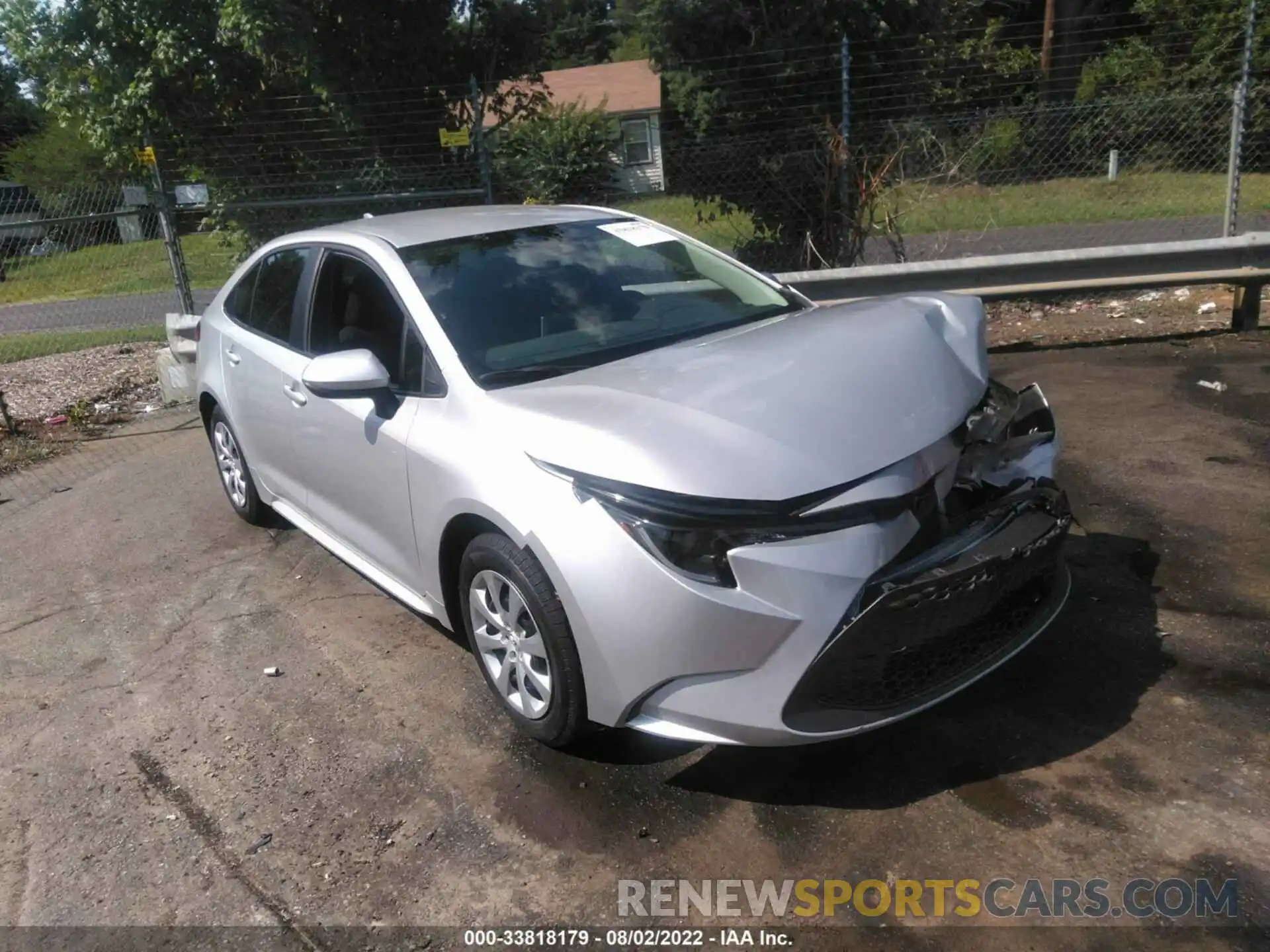 1 Photograph of a damaged car 5YFEPMAE2MP156006 TOYOTA COROLLA 2021