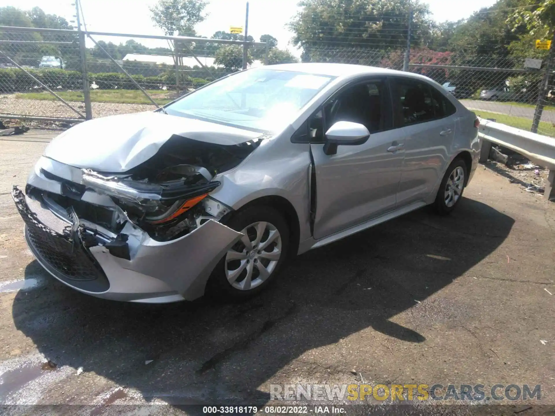 2 Photograph of a damaged car 5YFEPMAE2MP156006 TOYOTA COROLLA 2021