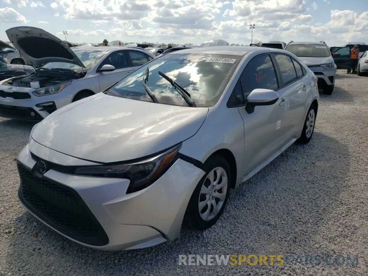 2 Photograph of a damaged car 5YFEPMAE2MP158371 TOYOTA COROLLA 2021